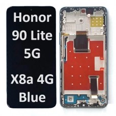 Honor 90 Lite 5G / X8a 4G (2023) with frame LCD touch screen (Original Service Pack) [Blue] H-276 H-277